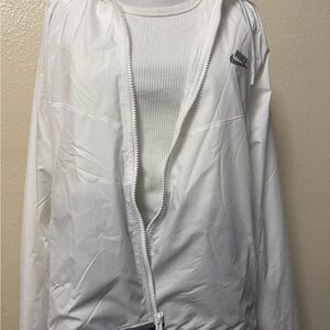 Nike Women's White Bomber Jacket